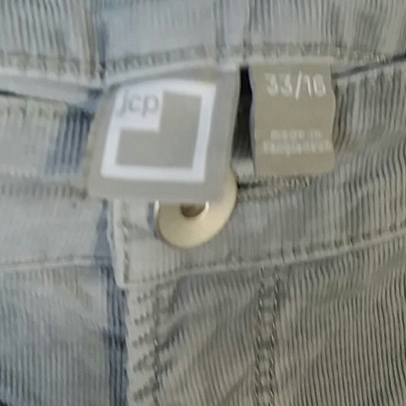 JCP 16 Gray Corduroy Pants - Picture 4 of 6